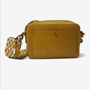 BNWT leather Madewell transport camera bag bronzed lichen